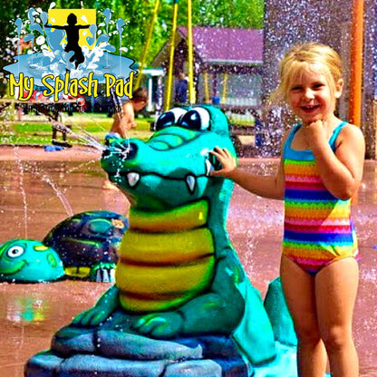 My Splash Pad Gator Water Play Features