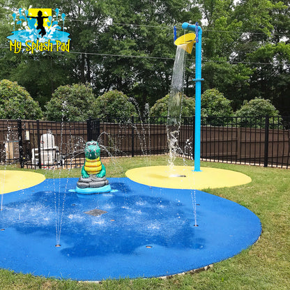 My Splash Pad Single Bucket Dump Water Play Features