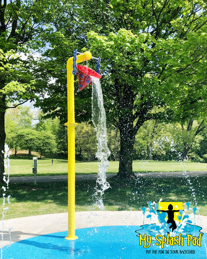 My Splash Pad Single Bucket Dump Water Play Features