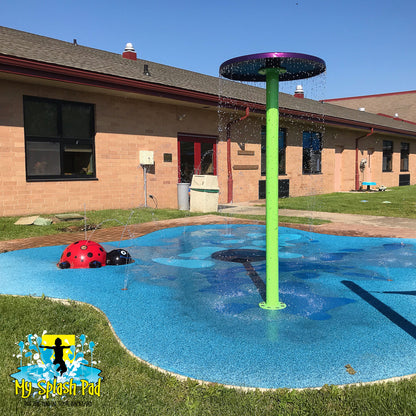 My Splash Pad Umbrella Water Play Features